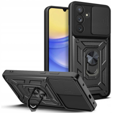 Tech-Protect CamShield tok Samsung Galaxy A15 4G / 5G, fekete tok és táska