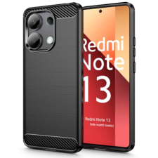 Tech-Protect Carbon tok Xiaomi Redmi Note 13 4G, fekete tok és táska