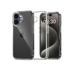Tech-Protect FlexAir Hybrid szilikon tok - Apple iPhone 16 - átlátszó tok és táska