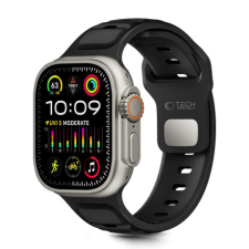 Tech-Protect Iconband Line szíj Apple Watch 44/45/46/49mm, black okosóra kellék