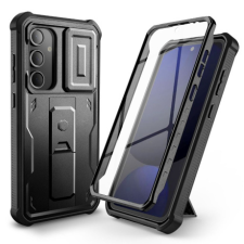 Tech-Protect Kevlar tok Samsung Galaxy S24 FE, fekete tok és táska