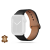 Tech-Protect Leatherfit Apple Watch Watch 4 / 5 / 6 / 7 / 8 / 9 / SE / Ultra 1 / 2 Bőr szíj 42/44/45/49 mm - Fekete (TP713709)