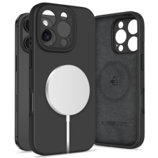 Tech-Protect Liquid Silicone MagSafe tok iPhone 16 Pro Max, fekete tok és táska