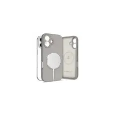 Tech-Protect Liquid Silicone MagSafe tok iPhone 16, szürke tok és táska