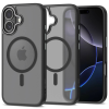 Tech-Protect MAGEDGE MAGSAFE iPhone 17 tok készülékhez, matte fekete/pisztolyfém