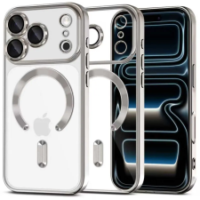 Tech-Protect magflex magsafe iPhone 17 Pro fényes ezüst tok tok és táska