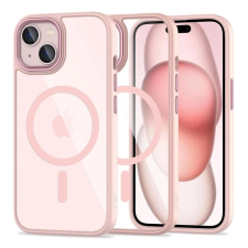 Tech-Protect MAGMAT MAGSAFE iPhone 15 készülékhez tok rózsaszín/átlátszó tok és táska