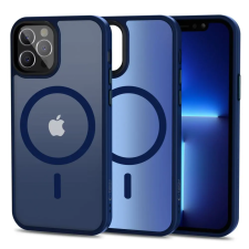 Tech-Protect Magmat MagSafe tok, Apple iPhone 12/12 Pro matt sötétkék tok és táska