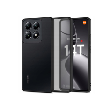 Tech-Protect Magmat szilikon tok - Xiaomi 14T - fekete/ átlátszó tok és táska