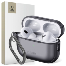 Tech-Protect Magmat Tok Apple Airpods Pro 1 2 Matte Fekete Tájhoz fülhallgató, fejhallgató tok