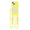 Tech-Protect Magnecklace MagSafe iPhone 14 kanári sárga nyaklánc tok