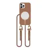 Tech-Protect Magnecklace MagSafe tok, Apple iPhone 12/12 Pro chocolate barna