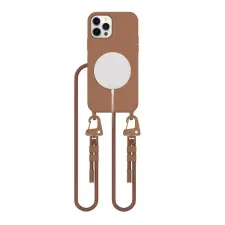 Tech-Protect Magnecklace MagSafe tok, Apple iPhone 12/12 Pro chocolate barna tok és táska