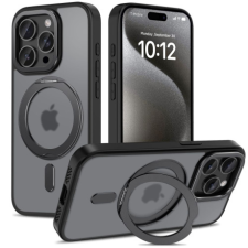 Tech-Protect Magring MagSafe tok iPhone 15 Pro, fekete tok és táska