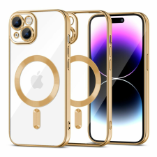 Tech-Protect MagShine Line MagSafe tok iPhone 15-höz - arany tok és táska