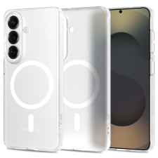 Tech-Protect MagSlim Samsung Galaxy S26 hátlap tok kitámasztóval, MagSafe, áttetsző-fehér tok és táska