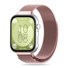 Tech-Protect Milanese szíj Huawei Watch Fit 3, rose gold okosóra kellék