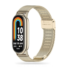 Tech-Protect Milanese szíj Xiaomi Smart Band 8, starlight okosóra kellék