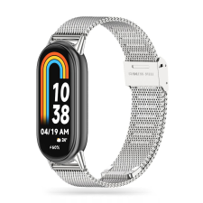 Tech-Protect Milaneseband Xiaomi Mi Smart Band 8/8 NFC Silver okosóra kellék