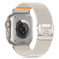Tech-Protect Nylon Clasp szíj Apple Watch 44/45/46/49mm, titanium okosóra kellék