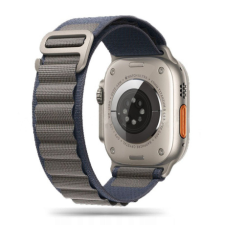 Tech-Protect Nylon szíj Apple Watch 42/44/45/49mm, navy / gray okosóra kellék