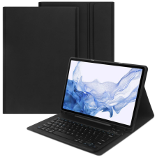 Tech-Protect Samsung Galaxy Tab S7+ (T970-T976B) / S8+ (X800-X806) Tech-Protect SC Pen Keyboard flip tablet tok qwerty billentyűzettel (angol), Fekete tablet tok