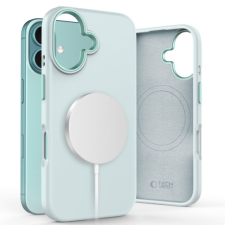 Tech-Protect Silicone Pure MagSafe tok iPhone 16, kék tok és táska