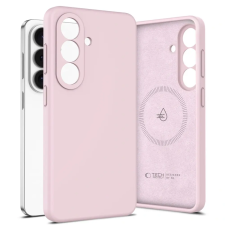 Tech-Protect Silicone Samsung Galaxy S26 Plus szilikon tok, MagSafe, rózsaszín tok és táska