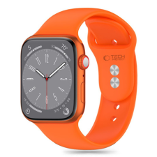 Tech-Protect Silicone szíj Apple Watch 38/40/41mm, orange okosóra kellék