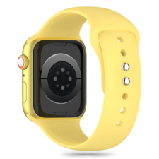 Tech-Protect Silicone szíj Apple Watch 42/44/45/49mm, yellow okosóra kellék