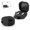 Tech-Protect Slim Hook Samsung Galaxy Buds 4 / Buds 4 Pro szilikon tok, karabinerrel, fekete