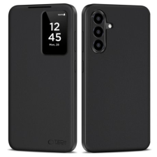 Tech-Protect Smart Wallet könyv tok Samsung Galaxy A56 5G, fekete tok és táska