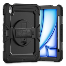 Tech-Protect Solid 360 tok iPad Air 11'' 6gen 2024, fekete tablet tok