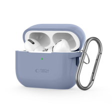 Tech-Protect szilikon kampós Apple AirPods Pro 1/2 tok - kék fülhallgató, fejhallgató tok