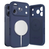 Tech-Protect Szilikon MagSafe iPhone 17 Pro Max készülékhez tok mélykék