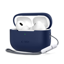 Tech-Protect szilikon tok Apple AirPods Pro 1/2-hez - kék fülhallgató, fejhallgató tok