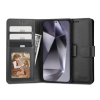 Tech-Protect Wallet Book Oldalra nyíló bőrtok Samsung Galaxy S24 Plus fekete