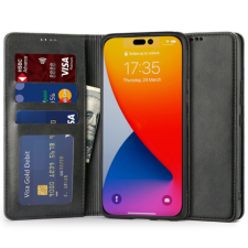 Tech-Protect Wallet könyv tok iPhone 14 Pro Max, fekete tok és táska