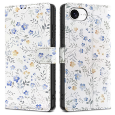 Tech-Protect Wallet könyv tok iPhone 16e, spring flowers tok és táska