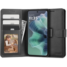 Tech-Protect Wallet könyv tok Motorola Moto G35 5G, fekete tok és táska