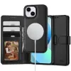 Tech-Protect Wallet MagSafe tok, Apple iPhone 13 fekete