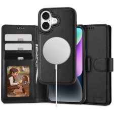 Tech-Protect Wallet MagSafe tok iPhone 16, fekete tok és táska