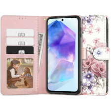 Tech-Protect Wallet Samsung Galaxy A55 5G Blossom Flower tok és táska