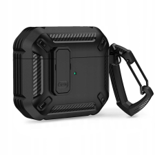 Tech-Protect X-Carbo tok AirPods Pro / AirPods Pro 2 - fekete fülhallgató, fejhallgató tok