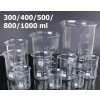 Tech Üveg mérőpohár készlet 5 darabos készlet 300/400/500/800/1000 ml laboratóriumi vagy konyhai használatra