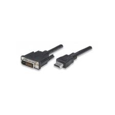 Techly 1.8m HDMI - DVI-D M/M 1,8 M Fekete (ICOC-HDMI-D-018) kábel és adapter