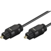 Techly 2m Toslink/Toslink audio kábel Toslink (digitális optikai) kábel Fekete (ICOC DAC-310)