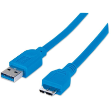 Techly 304857 USB 3.0 adat- és töltőkábel 0.5m - Kék kábel és adapter