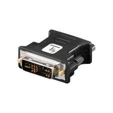 Techly Adapter DVI-A Stecker auf VGA Buchse, schwarz (IADAP-DVI-8600T) kábel és adapter