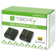 Techly HDMI extender, Cat.6/6a.7 kábel, 60m-ig, Full HD 3D kábel és adapter